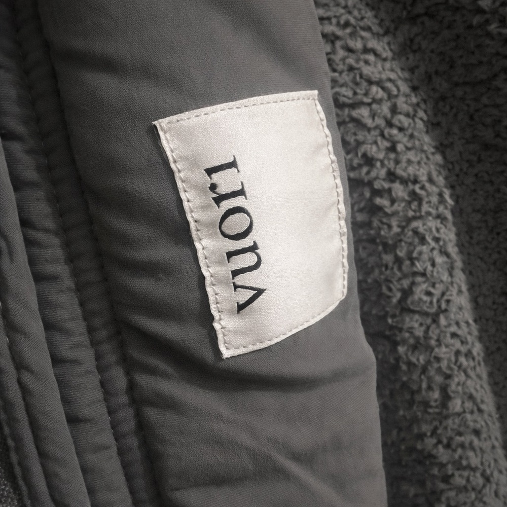 Vuori Charcoal Gray Teddy Jacket - Picture 4 of 6